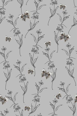 黑白印花华亿平台图片