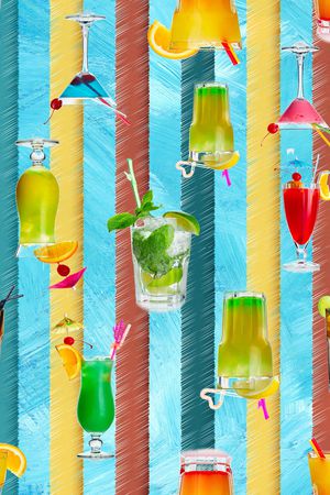 手绘花卉冰爽夏季女装印花华亿平台图片