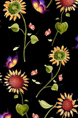 乱花印花华亿平台图片