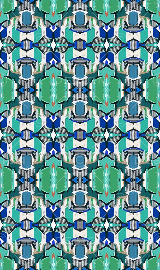 小方块印花华亿平台图片