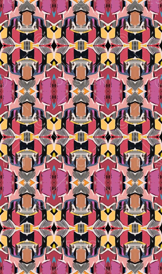 小方块印花华亿平台图片