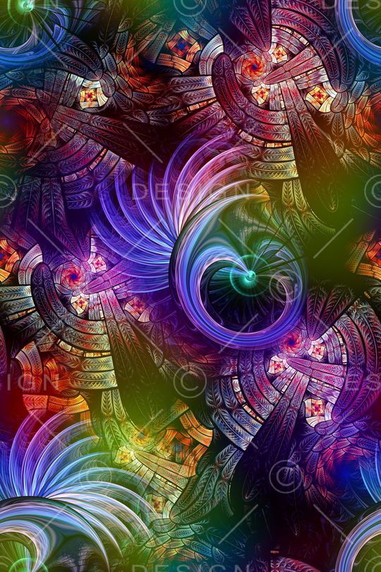 抽象印花华亿平台图片