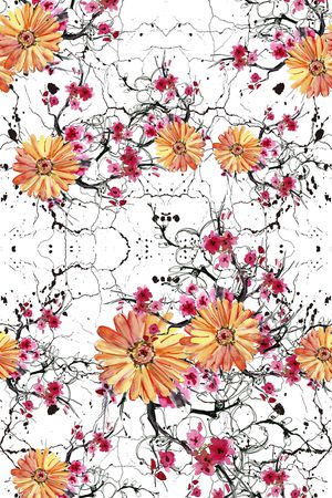 女装-四方连续-上半年印花华亿平台图片