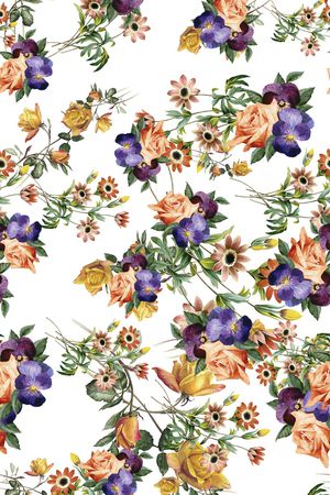 女装-四方连续-上半年印花华亿平台图片