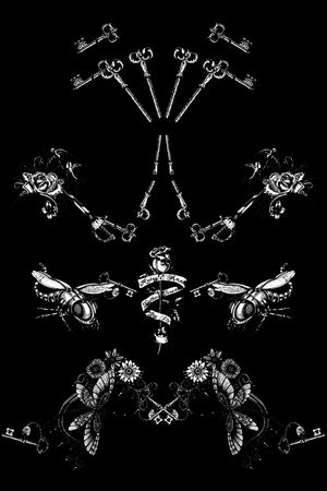 抽象印花华亿平台图片