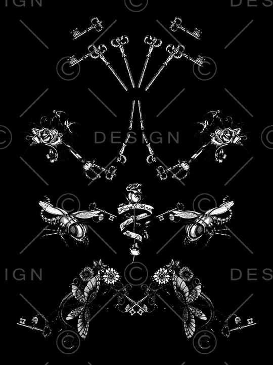 抽象印花华亿平台图片