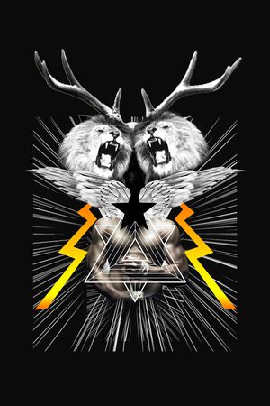 几何印花华亿平台图片