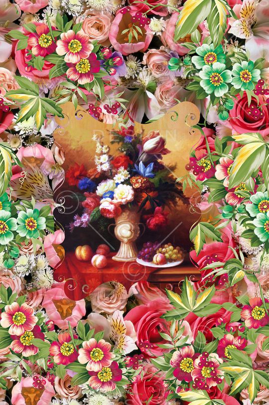 乱花印花华亿平台图片