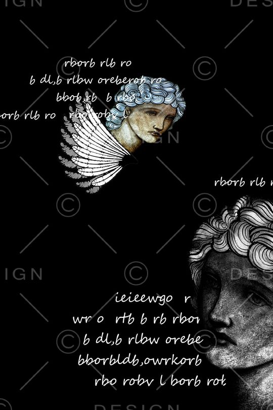 黑白印花华亿平台图片