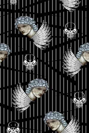 抽象印花华亿平台图片