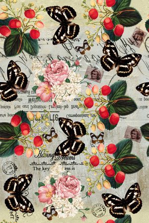 手绘花卉印花华亿平台图片