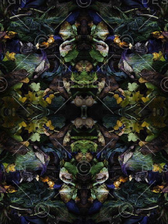 抽象数码时尚休闲风印花华亿平台图片