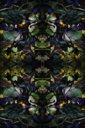 抽象数码时尚休闲风印花华亿平台图片