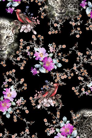 花朵印花华亿平台图片