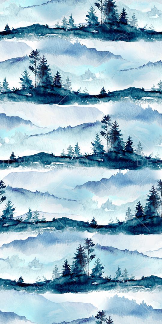 水墨印花华亿平台图片