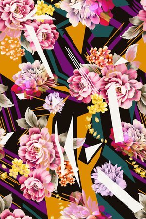 清爽印花华亿平台图片