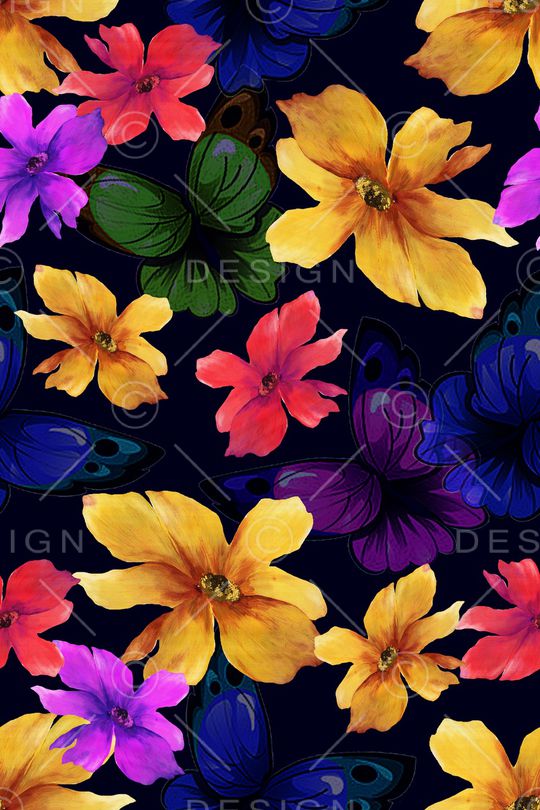 花瓣印花华亿平台图片