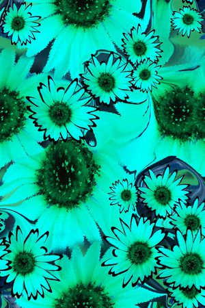 写意花卉印花华亿平台图片