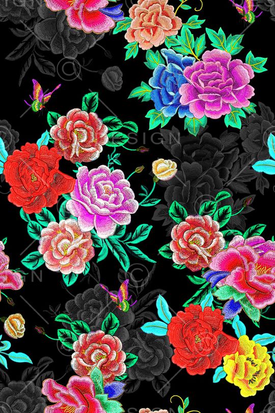 民族风印花华亿平台图片