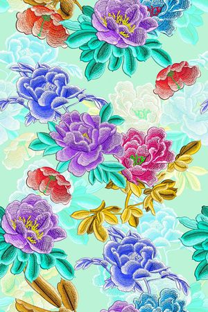 民族风印花华亿平台图片