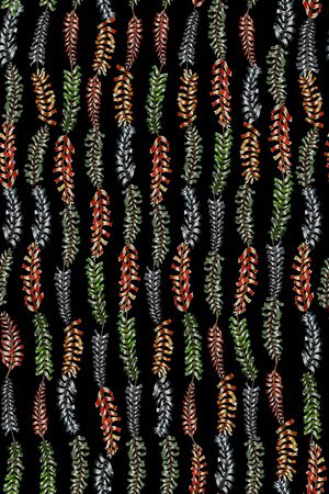 五彩羽毛印花华亿平台图片