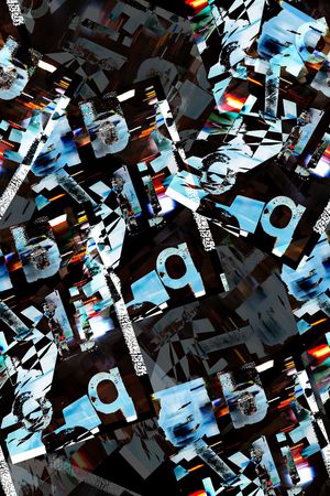 抽象印花华亿平台图片