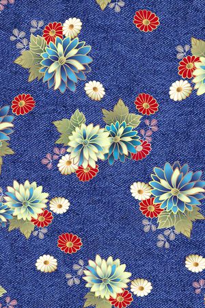 中国风印花华亿平台图片