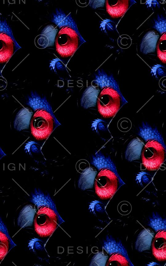 抽象手绘水彩画游戏鸟数码印花印花华亿平台图片