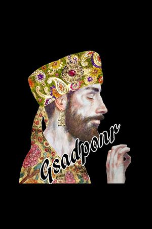 抽象手绘油画人物数码印花印花华亿平台图片