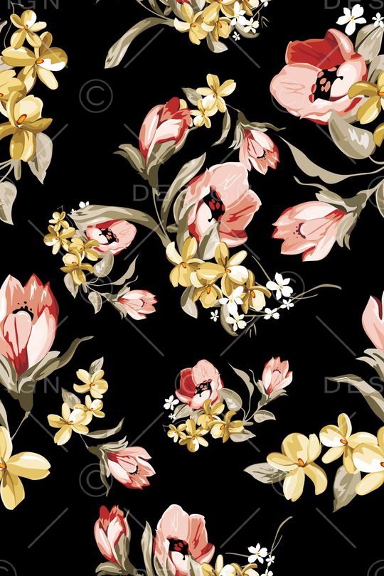 花朵印花华亿平台图片