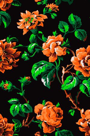 牡丹印花华亿平台图片