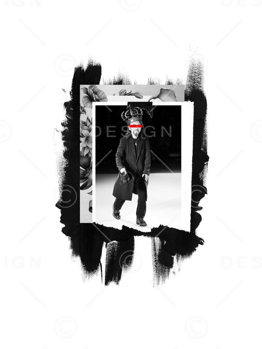 抽象印花华亿平台图片