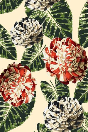 复古印花华亿平台图片