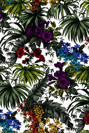 水仙花印花华亿平台图片