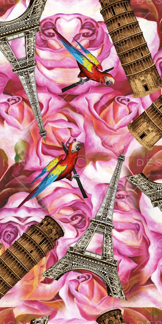 埃菲尔铁塔印花华亿平台图片