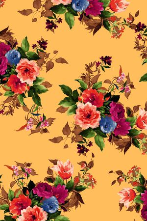 乱花印花华亿平台图片