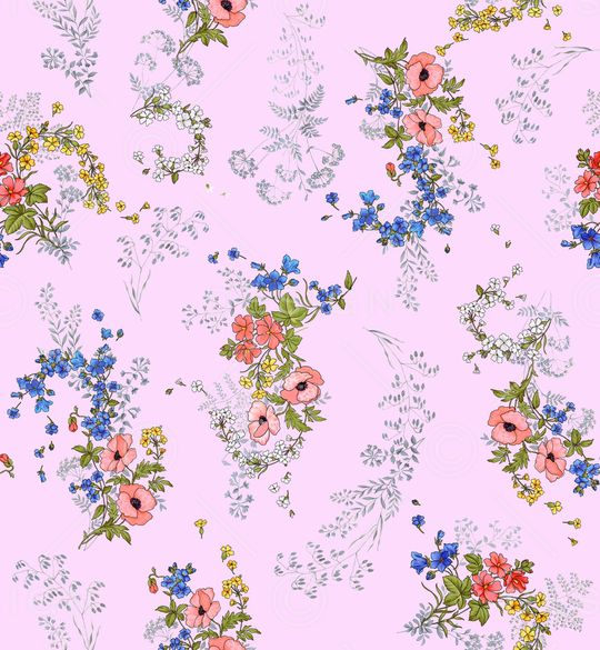 花朵印花华亿平台图片