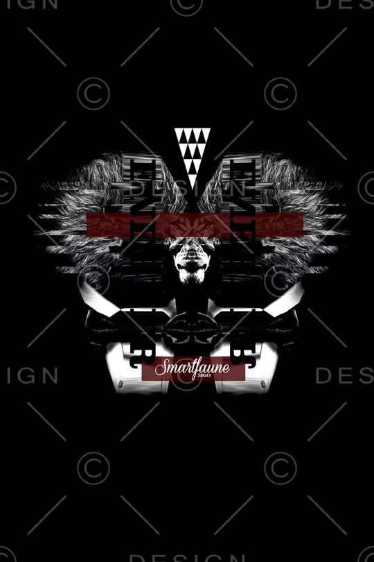 黑白印花华亿平台图片