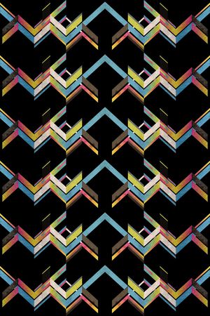 几何印花华亿平台图片