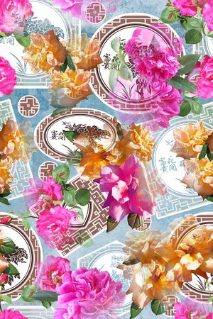 青舞-女装印花华亿平台图片