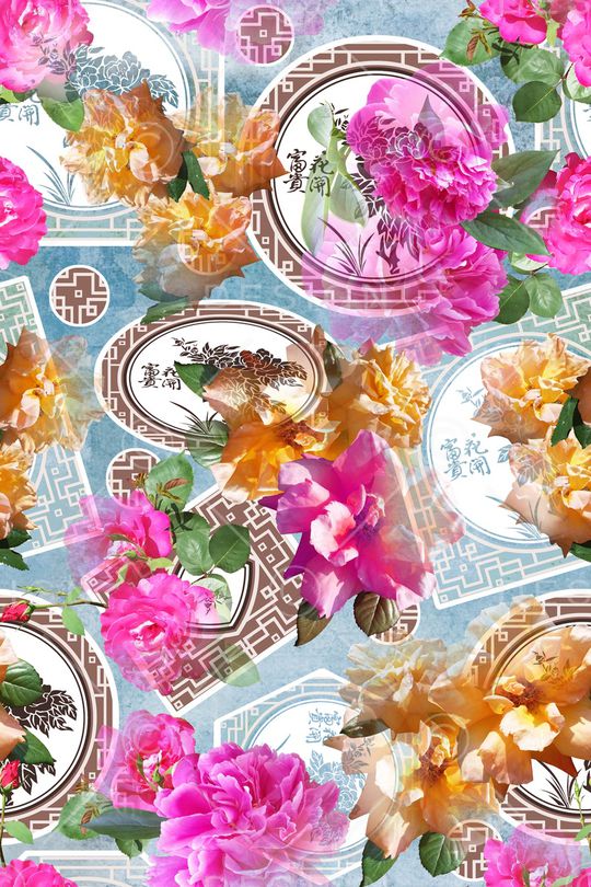 青舞-女装印花华亿平台图片