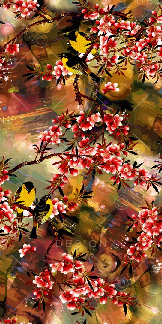 乱花印花华亿平台图片