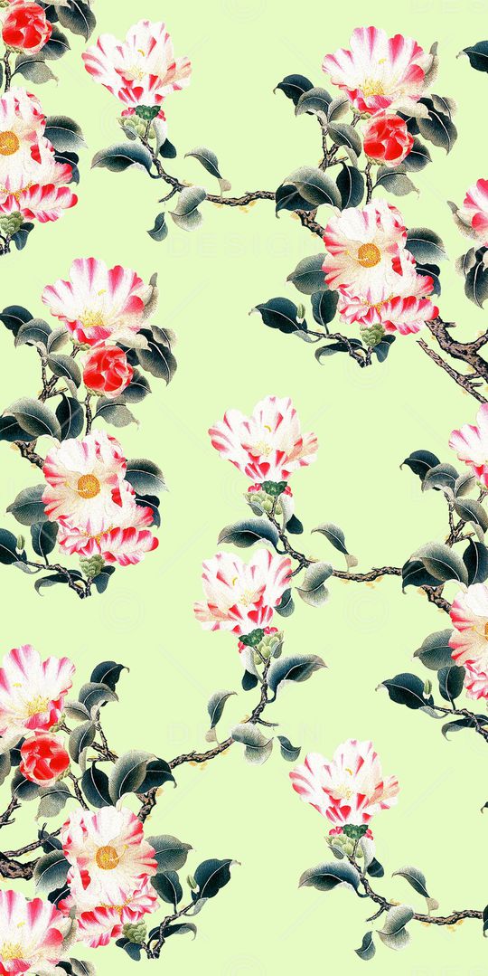 数码花卉类印花华亿平台图片