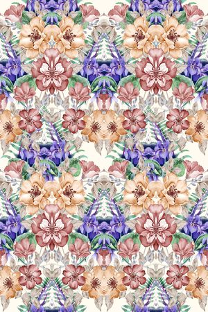 手绘印花华亿平台图片