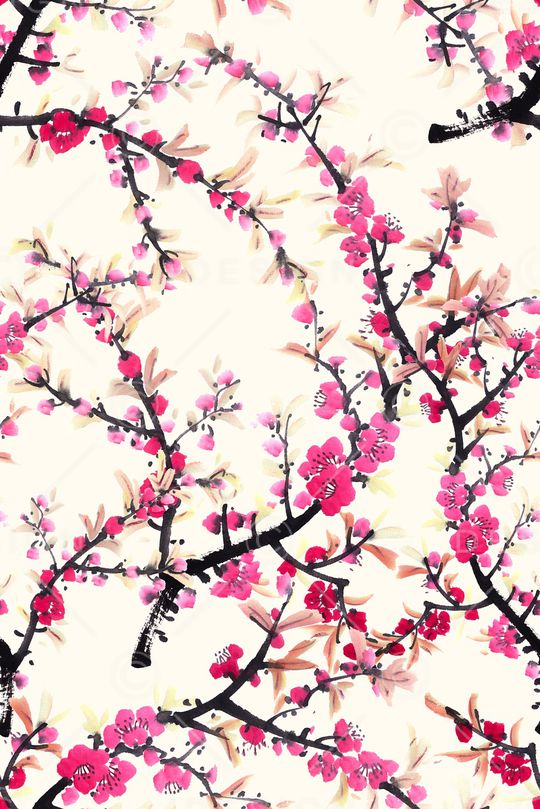 水墨印花华亿平台图片