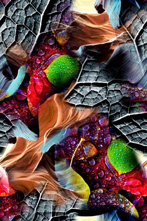 抽象印花华亿平台图片