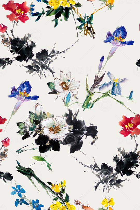 中国风印花华亿平台图片