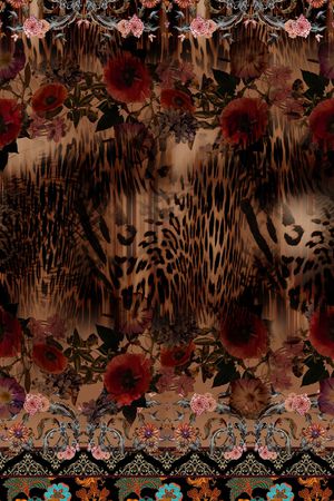 波西米亚印花华亿平台图片