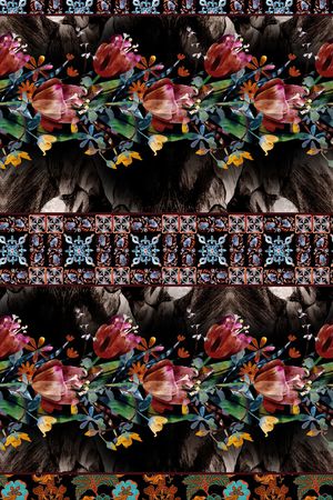 波西米亚印花华亿平台图片