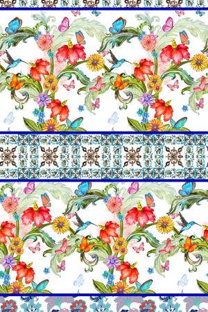 波西米亚印花华亿平台图片